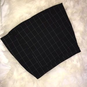 Brandy Melville Grid Mini Skirt